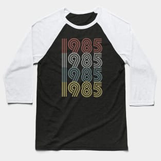 1985 Birth Year Retro Style Baseball T-Shirt